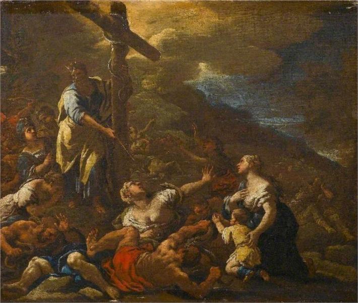 Moses and the Brazen Serpent - Luca Giordano