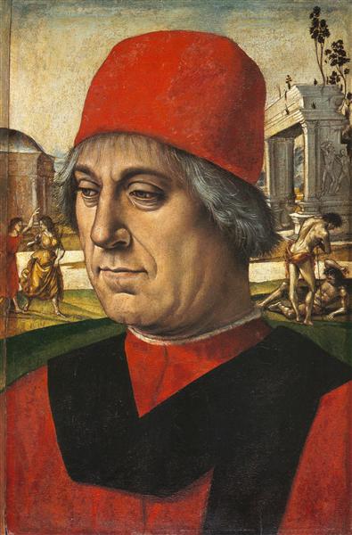 Portrait of an Elderly Man, c.1492 - 盧卡·西諾萊利