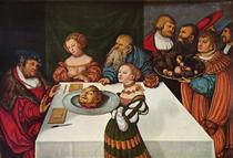 Gastmahl des Herodes - Lucas Cranach der Ältere