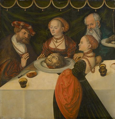 Feast of Herod, 1539 - Lucas Cranach, o Velho