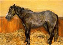 A Filly - Lucian Freud