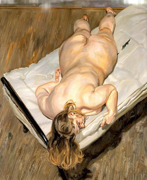 Ночной портрет лицом вниз, 1999 - 2000 - Люсьен Фрейд