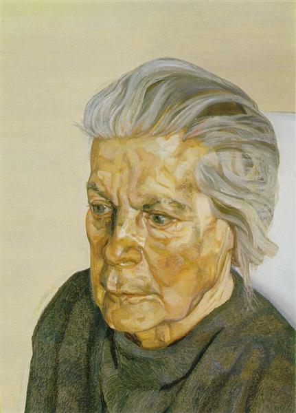 The Painter's Mother III, 1972 - 盧西安‧佛洛伊德