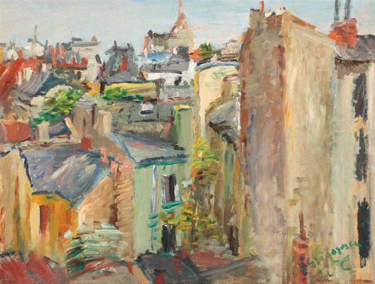 Rooftops Seen from Sf. Gheorghe Square, 1940 - Lucian Grigorescu