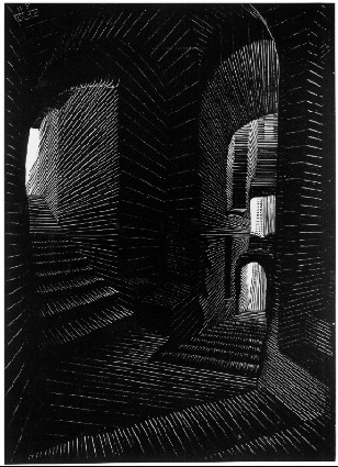 Covered Alley in Atrani, 1931 - M.C. Escher