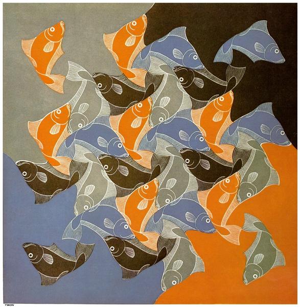 Fish - M.C. Escher