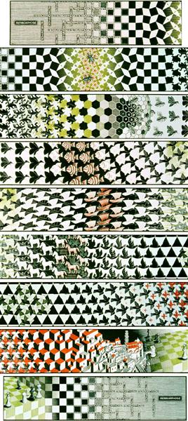 Metamorphosis III, 1967 - 1968 - M.C. Escher