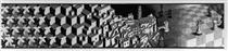 Metamorphosis III excerpt 7 - Maurits Cornelis Escher