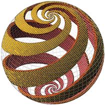 Sphere Spirals - M.C. Escher