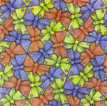 Симетрична акварель: 70 метеликів - Мауріц Корнеліс Ешер