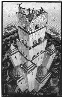 Вавилонська башта - Мауріц Корнеліс Ешер