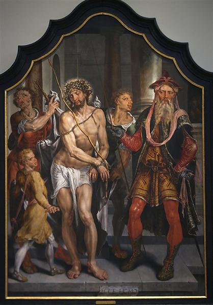 Ecce Homo - central panel, 1560 - Maarten van Heemskerck