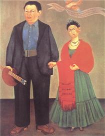Frieda and Diego Rivera - Frida Kahlo