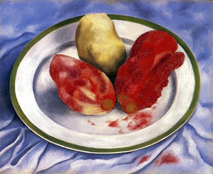Tunas (Still Life with Prickly Pear Fruit), 1938 - Frida Kahlo
