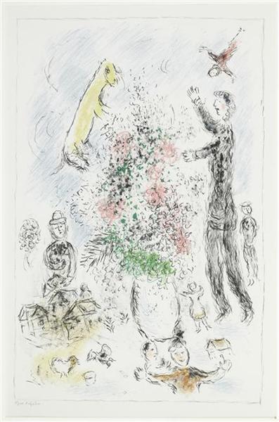 Lilacs, 1980 - Marc Chagall