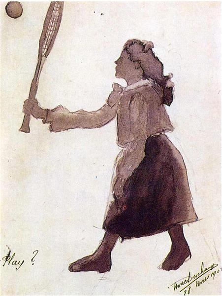 Play, 1902 - Марсель Дюшан