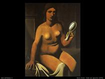 Nude with mirror - Марио Сирони