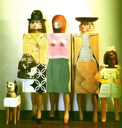Women and Dog, 1964 - Марісоль Ескобар