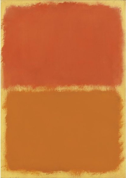 Orange, Red, Orange, 1961 - Mark Rothko