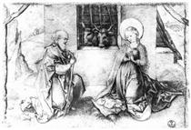 Christ's birth - Martin Schongauer