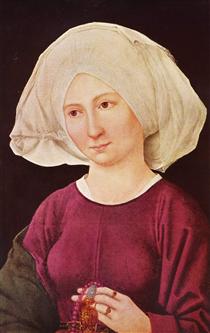 Retrato de uma jovem - Martin Schongauer