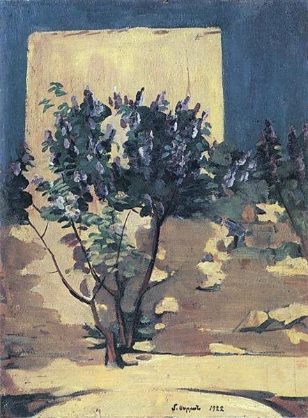 A lilac bush, 1922 - Martiros Sarjan