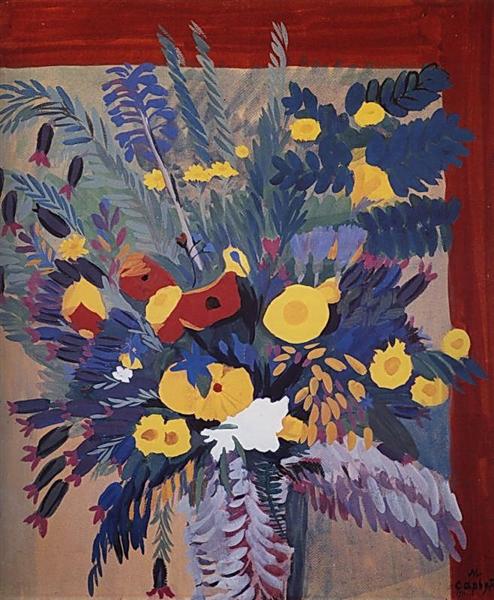 Flowers from Chamlych, 1910 - Martiros Sarjan