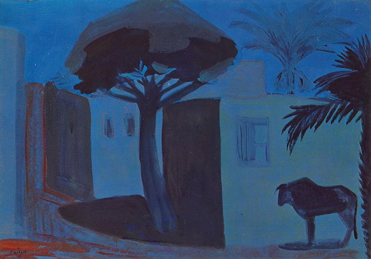 Night Landscape. Egypt., 1911 - Martiros Sarjan