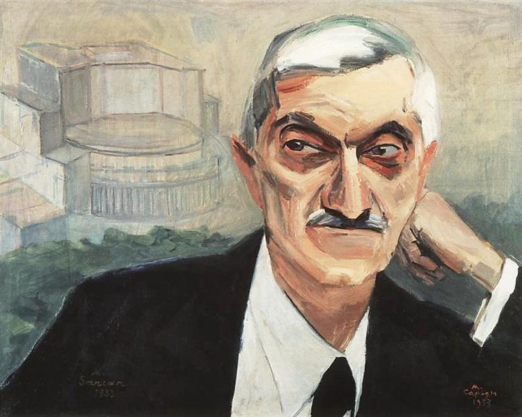 Portrait of Alexander Tamanyan, 1933 - Martiros Sarjan