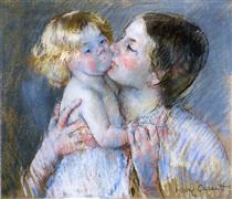 A Kiss for Baby Anne (no. 3) - Mary Cassatt