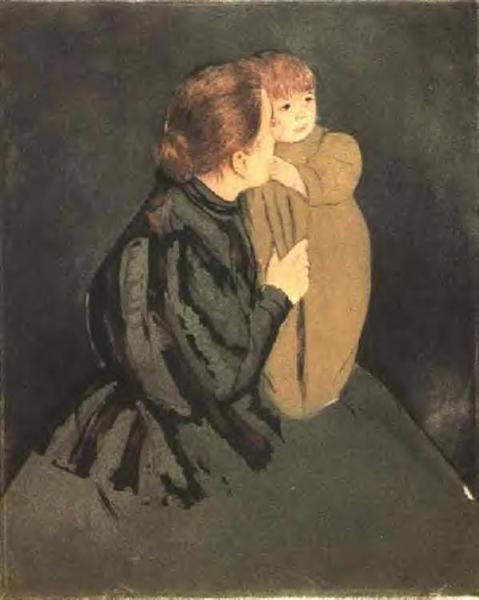 Peasant Mother and Child, 1894 - Mary Cassatt