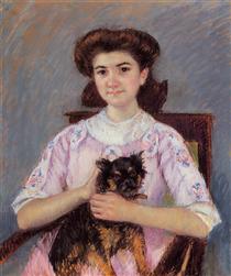 Portrait of Mie Louise Durand Ruel - Mary Cassatt