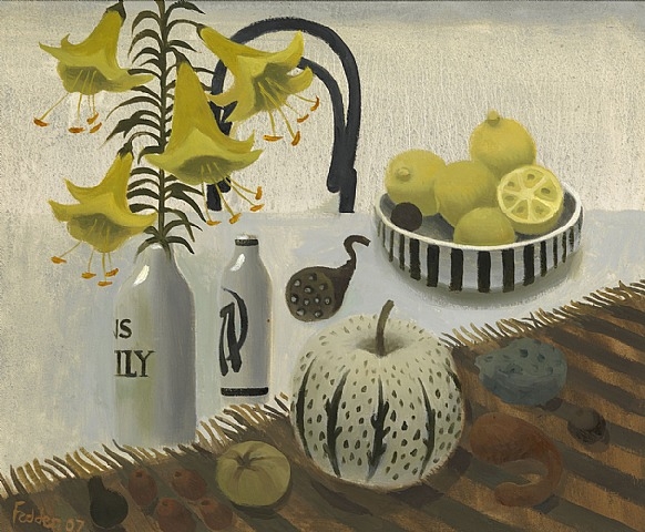 Lilies and Lemons, 2007 - Mary Fedden