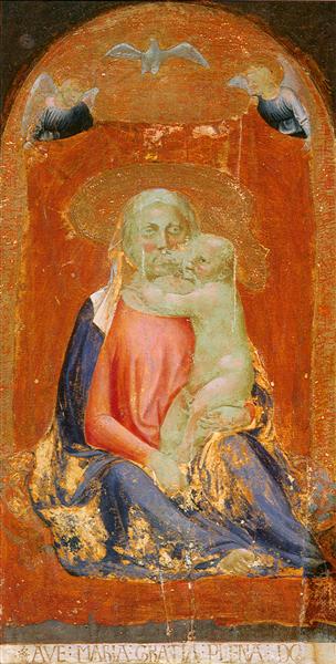Madonna of Humility, 1420 - Мазаччо