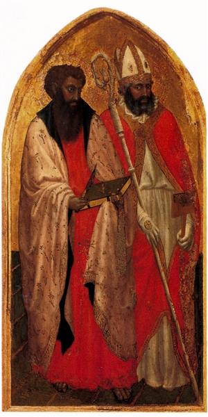San Giovenale Triptych. Left panel, c.1422 - 馬薩喬