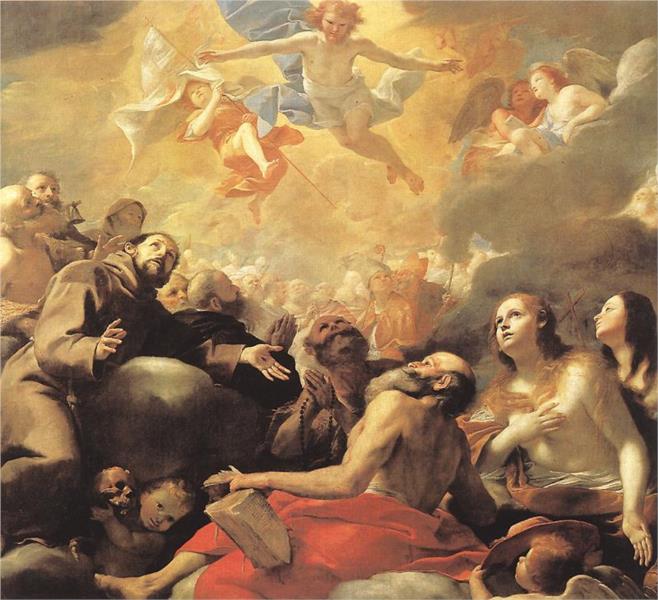 Christ in Glory, 1660 - Маттіа Преті