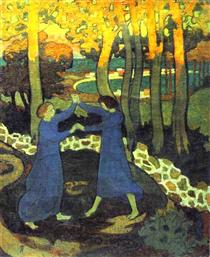 Jacob's Battle with the Angel - Maurice Denis