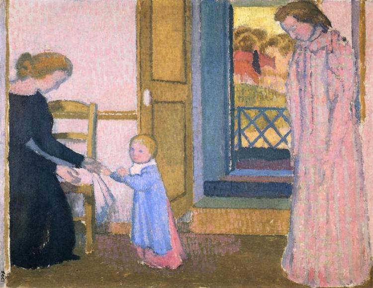 Noele's First Steps, 1897 - Maurice Denis
