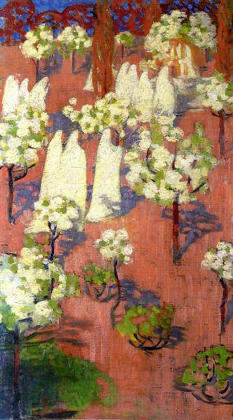 Virginal Spring (Flowering Apple Trees), 1894 - Maurice Denis