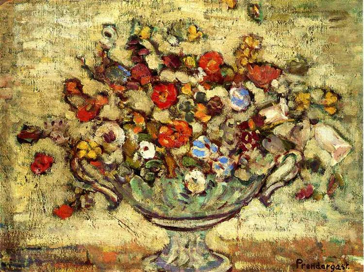 Floral Still Life, 1910 - 1913 - Моріс Прендергаст