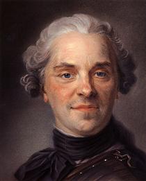 Portrait of Maurice of Saxony - Maurice Quentin de La Tour