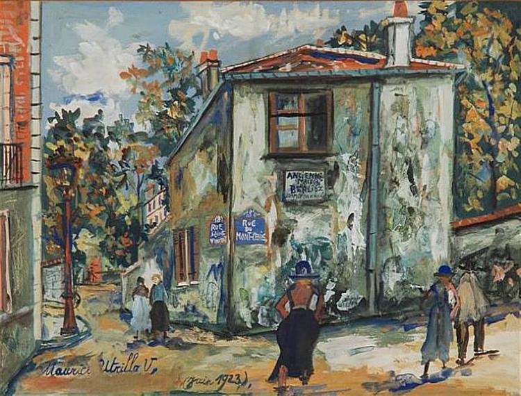 Mont-Cenis street - Maurice Utrillo