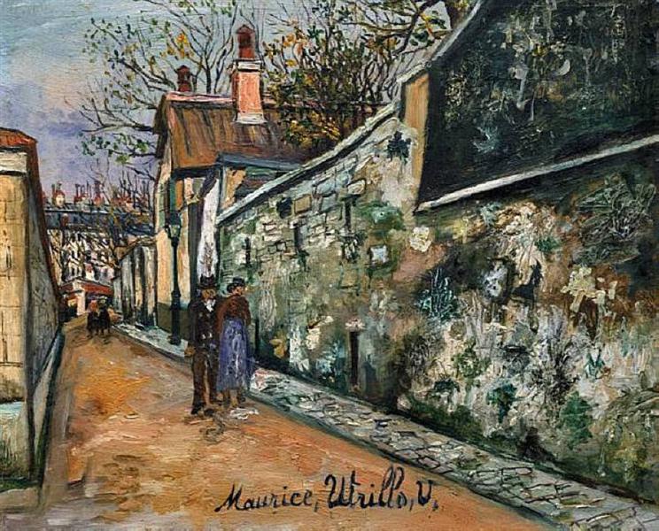 St. Vincent street - Maurice Utrillo