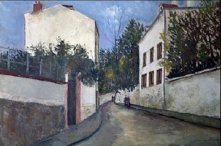 Street in Sannois - Maurice Utrillo