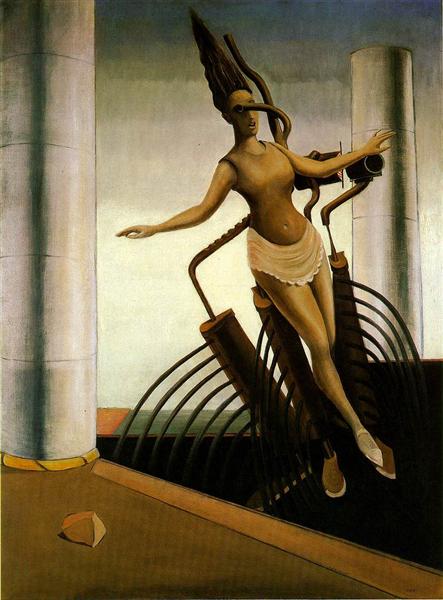 The Wavering Woman, 1923 - Макс Ернст