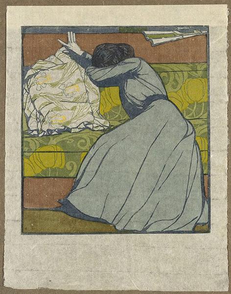 The cushion, 1903 - Макс Курцвайль