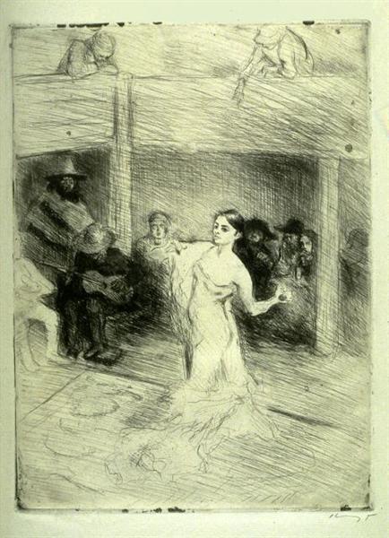 The Dancer Marietta di Rigardo, 1904 - Макс Слефогт