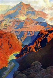 Grand Canyon - Maxfield Parrish