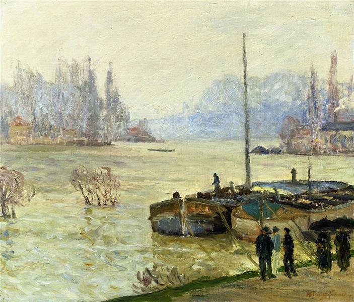 Flood (Joinville-le-Pont), 1910 - Maxime Maufra