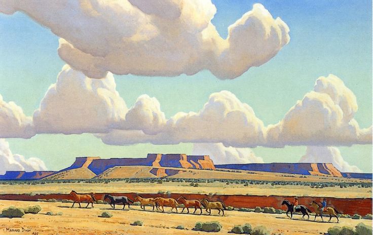 Wide Lands of the Navajo, 1945 - Maynard Dixon